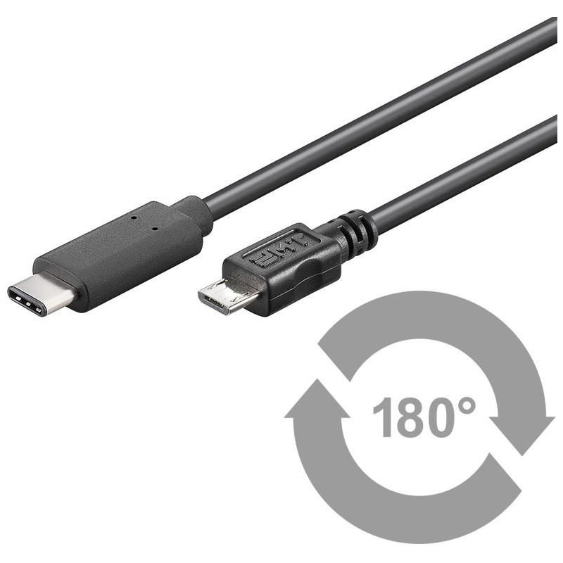 MicroConnect USB-C to USB2.0 Micro B 1M